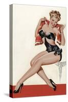 Mid-Century Pin-Ups - Wink Magazine - Silk Stockings & High Heels-Peter Driben-Stretched Canvas