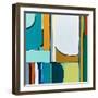 Mid-century Rendezvous-Hyunah Kim-Framed Art Print