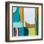 Mid-century Rendezvous-Hyunah Kim-Framed Art Print