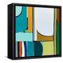 Mid-century Rendezvous-Hyunah Kim-Framed Stretched Canvas