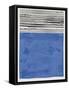 Mid Century Royal Blue Study-Eline Isaksen-Framed Stretched Canvas