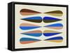 Mid Century Shapes II-Eline Isaksen-Framed Stretched Canvas