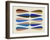 Mid Century Shapes II-Eline Isaksen-Framed Art Print