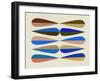 Mid Century Shapes II-Eline Isaksen-Framed Art Print