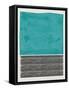 Mid Century Turquoise Study-Eline Isaksen-Framed Stretched Canvas