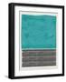 Mid Century Turquoise Study-Eline Isaksen-Framed Art Print