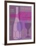 Mid Century Wine 1-Lola Bryant-Framed Art Print