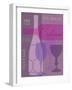 Mid Century Wine 1-Lola Bryant-Framed Art Print