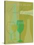 Mid Century Wine 3-Lola Bryant-Stretched Canvas
