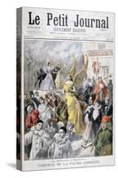 Mid-Lent Celebrations, Paris, 1896-F Meaulle-Stretched Canvas