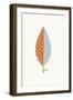 Mid Mod Leaf No. 2-Annie Bailey Art-Framed Art Print