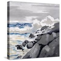 Mid-Morning Coast-Rikki Drotar-Stretched Canvas