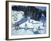 Mid-Morning on the Piste, 2004-Andrew Macara-Framed Giclee Print