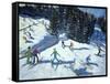 Mid-Morning on the Piste, 2004-Andrew Macara-Framed Stretched Canvas