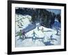 Mid-Morning on the Piste, 2004-Andrew Macara-Framed Giclee Print