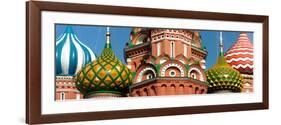 Mid Section View of a Cathedral, St. Basil's Cathedral, Red Square, Moscow, Russia-null-Framed Photographic Print