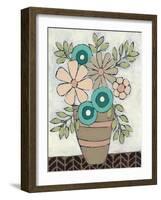 Mid Summer Bouquet I-Regina Moore-Framed Art Print