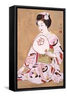 Mid Summer in Kyoto-Goyo Otake-Framed Stretched Canvas