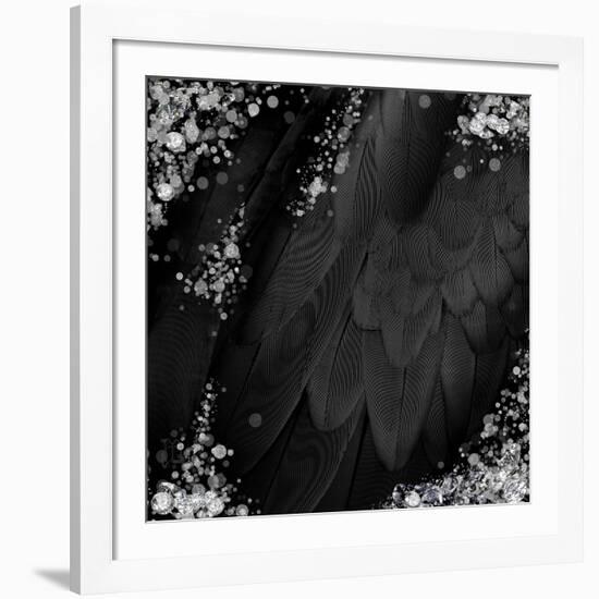 Mid-Summer Magik Noir Diamonds-Tina Lavoie-Framed Giclee Print