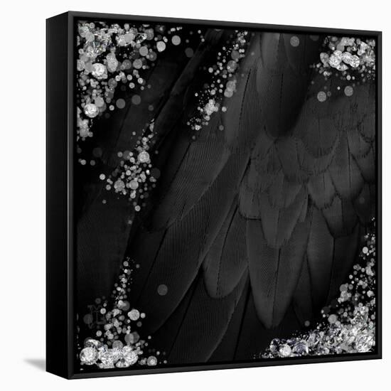 Mid-Summer Magik Noir Diamonds-Tina Lavoie-Framed Stretched Canvas