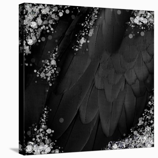 Mid-Summer Magik Noir Diamonds-Tina Lavoie-Stretched Canvas