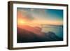 Mid-summer Morning Landscape at Golden Gate Bridge, San Francisco, California-Vincent James-Framed Photographic Print