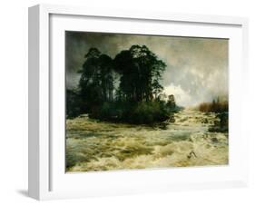 Mid the Wild Music of the Glen, 1888-Niels Moller Lund-Framed Giclee Print