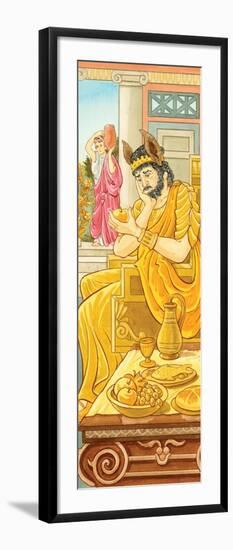 Midas, Greek Mythology-Encyclopaedia Britannica-Framed Art Print