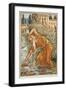 Midas with the Pitcher-Walter Crane-Framed Giclee Print