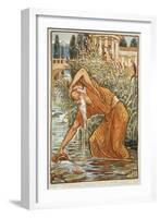 Midas with the Pitcher-Walter Crane-Framed Giclee Print