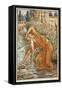 Midas with the Pitcher-Walter Crane-Framed Stretched Canvas