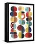 Midcentury Sunrise II-Grace Popp-Framed Stretched Canvas