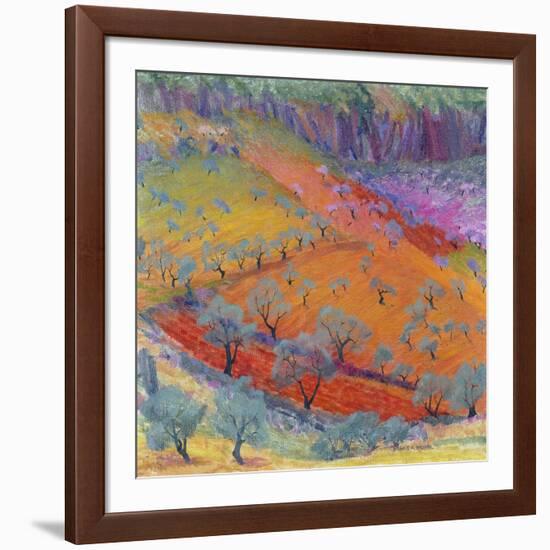 Midday at Alhaurin El Grande, C.1975-Brenda Moore-Framed Giclee Print