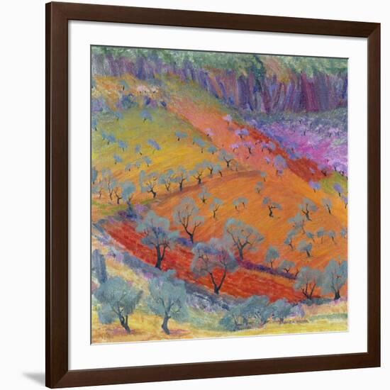 Midday at Alhaurin El Grande, C.1975-Brenda Moore-Framed Giclee Print