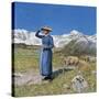 Midday on Alps on Windy Day, 1891-null-Stretched Canvas