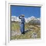 Midday on Alps on Windy Day, 1891-null-Framed Giclee Print