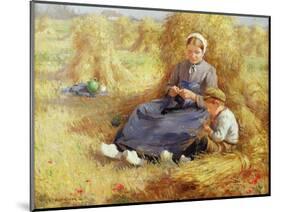 Midday Rest, 1915-William Kay Blacklock-Mounted Giclee Print