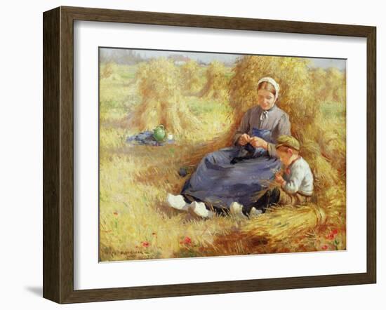 Midday Rest, 1915-William Kay Blacklock-Framed Giclee Print