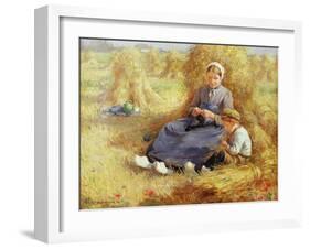 Midday Rest, 1915-William Kay Blacklock-Framed Giclee Print