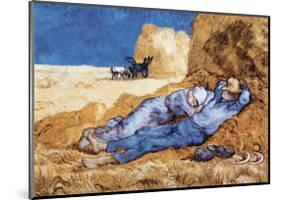 Midday Rest (after Millet), c.1890-Vincent van Gogh-Mounted Art Print