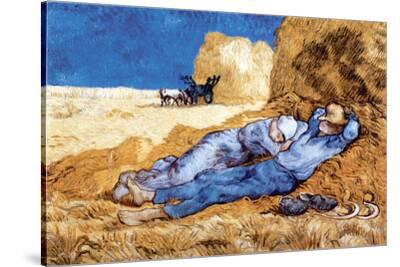 Van Gogh Midday Rest-Wedge Frame Picture On Canvas 
