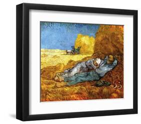 Midday Rest (after Millet), c.1890-Vincent van Gogh-Framed Giclee Print