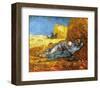 Midday Rest (after Millet), c.1890-Vincent van Gogh-Framed Giclee Print