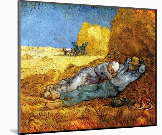 Midday Rest (after Millet), c.1890-Vincent van Gogh-Mounted Giclee Print