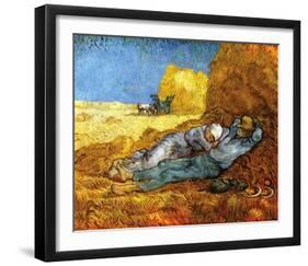 Midday Rest (after Millet), c.1890-Vincent van Gogh-Framed Giclee Print