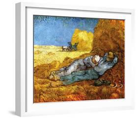 Midday Rest (after Millet), c.1890-Vincent van Gogh-Framed Giclee Print