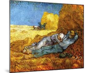 Midday Rest (after Millet), c.1890-Vincent van Gogh-Mounted Giclee Print