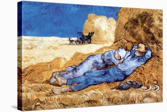 Midday Rest (after Millet), c.1890-Vincent van Gogh-Stretched Canvas