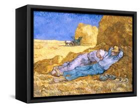 Midday Rest (after Millet), c.1890-Vincent van Gogh-Framed Stretched Canvas