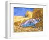 Midday Rest (after Millet), c.1890-Vincent van Gogh-Framed Premium Giclee Print